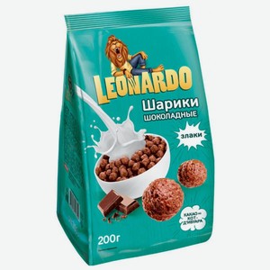 Завтрак готовый Leonardo шоколадные шарикики, 200гр