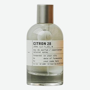 Citron 28: парфюмерная вода 50мл