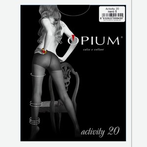 Колготки Opium Activity 20den - Nero, Без дизайна, 5