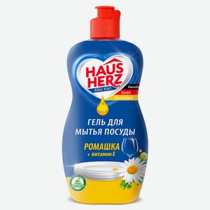 Средство д/мытья посуды Haus Herz ромашка + витамин Е 450мл