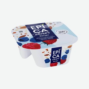 БЗМЖ Йогурт Epica crispy 6,5% смесь из мюс и суш яг138г