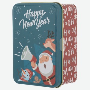 Носки мужские в коробке 2 пары, PU 019 новогодние New Year 2023 - микс, Коробка, Санта, 25