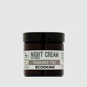 Ночной крем для лица без отдушки ECOOKING Night Cream, Fragrance Free 50 мл