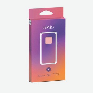 Чехол силиконовый Alwio для iPhone 13 Pro (6.1 ), soft touch, светло-розовый