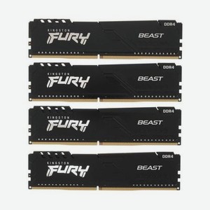 Память оперативная DDR4 Kingston Fury Beast 16GB 2666MHz (KF426C16BBK4/16)