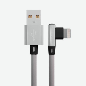 Дата-кабель More choice K27i White USB 2.1A для Lightning 8-pin нейлон 1м