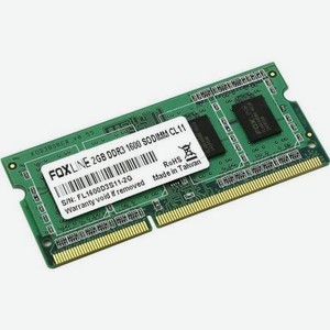 Память оперативная DDR3 Foxline 2Gb 1600MHz (FL1600D3S11-2G)