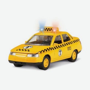 Машина  Lada 2110 Такси  металлическая инерционная,свет,звук CT10-110-7