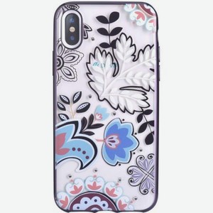 Накладка Devia Crystal Blossom Case для iPhone X - Silver