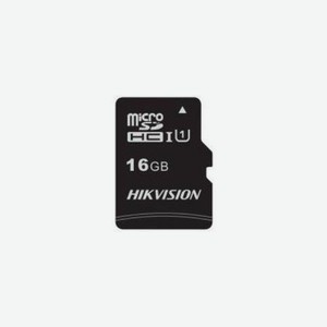 Карта памяти microsdhc 16GB Hikvision HS-TF-C1(STD)/16G/ZAZ01X00/OD (без SD адаптера)