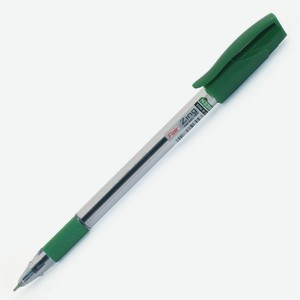 Ручка шарик.  Flair  ZING, зелёная, пластик, трехгранный корпус, прорезиненный грип, 0,7, арт. F-115