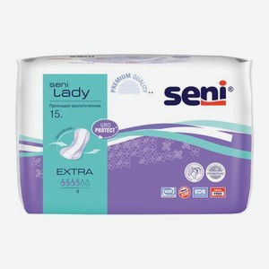 Прокладки урологические Seni Lady размер Extra, 15 шт