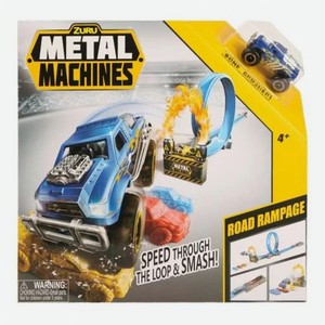 Игровой набор Zuru Metal Machines трек с машинкой