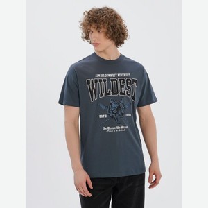 Свободная хлопковая футболка с надписью Wildest