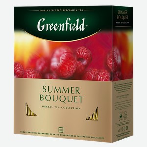 Напиток чайный GREENFIELD Саммер Букет, 100пакетиков