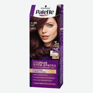 Краска для волос Palette Защита от вымывания цвета стойкая RF3 Красный гранат 110 мл