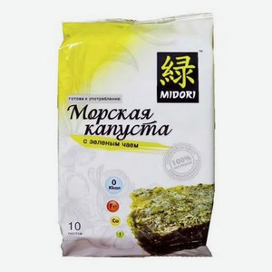 Морская капуста Midori обжаренная с зеленым чаем 5 г