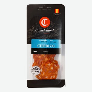 Колбаса сыровяленая Casademont Chorizo полусухая нарезка 70 г