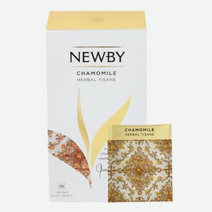Травяной чай Newby Цветы ромашки в пакетиках 1,5 г 25 шт