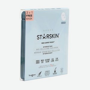 STARSKIN Набор масок для лица биоцеллюлозных увлажняющих