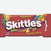 Драже   Skittles   Фрукты жевательные в сахарной глазури, 38 г