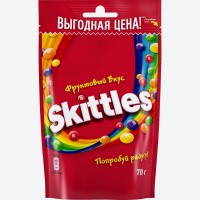 Драже   Skittles   Фрукты в сахарной глазури, 70 г