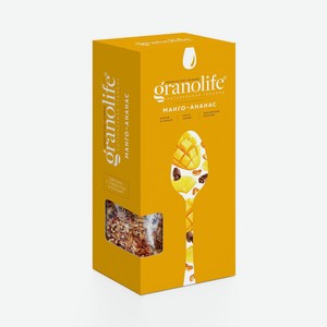 Гранола Granolife манго/ананас 400г