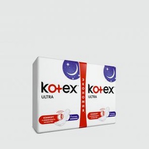 Прокладки 14шт. KOTEX Ultra Dry Night Duo 14 шт
