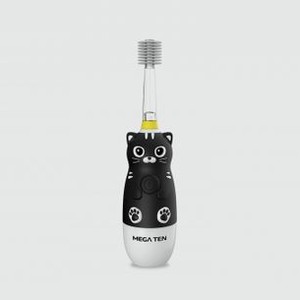 Детская электрическая зубная щетка MEGA TEN Kids Sonic Black Cat 1 шт