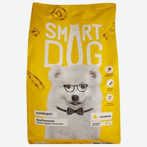 Сухой корм для щенков с цыпленком Smart Dog 3кг