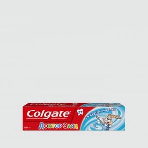 Детская зубная паста 2+ со вкусом жвачки COLGATE Доктор Заяц 50 мл