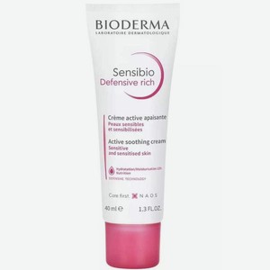 Насыщенный крем Bioderma Sensibio для чувствительной кожи Defensive 40 мл