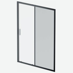 Дверь душевая 150х195 AM.PM Gem Solo W90G-150-1-195BG, стекло тонированное, профиль черный матовый