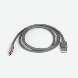 Кабель Rombica Digital CB-05 USB - USB Type-C текстиль 1м серый