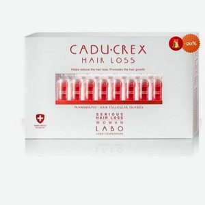 Средство против выпадения волос Caducrex Serious для женщин, 20 ампул3,5 мл*20
