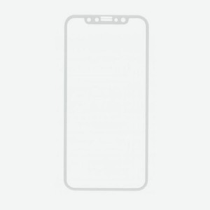 Защитное стекло для экрана Redline Full Screen (3D) белый для Apple iPhone X/XS 1шт. (УТ000012289)
