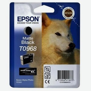Картридж Epson T0968 (C13T09684010) для Epson St Ph R2880, черный матовый