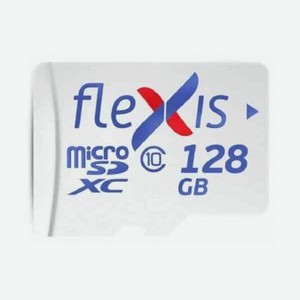 Карта памяти microsdxc 128Gb Flexis Class 10 UHS-I U1