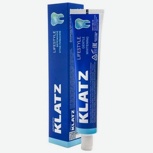 Зубная паста Klatz Lifestyle Бережное отбеливание 75 мл