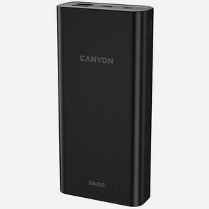 Внешний аккумулятор CANYON PB-2001 Power bank 20000mAh Black