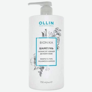 Шампунь Ollin Professional BioNika Баланс от корней до кончиков 750мл