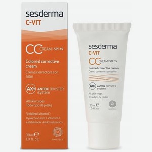 Крем SESDERMA C-VIT CC Cream корректирующий тон кожи, 30 мл.