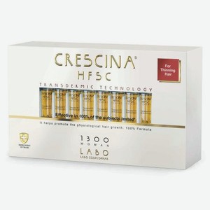 Лосьон для стимуляции роста волос Crescina Transdermic HFSC 1300 для женщин 40 ампул3,5 мл*40
