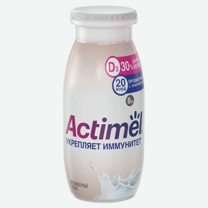 Напиток кисломолочный Actimel Натуральный 1,6%, 95 г