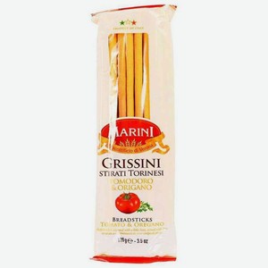 Хлебные палочки Marini Grissini с томатом и орегано, 100 г