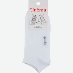 Носки женские Cinema УК 1-1ЛКП цвет: белый, размер 23 (35-37)
