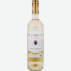 Вино Haussmann Baron Eugene белое полусладкое 12 % алк. Франция, 0,75 л