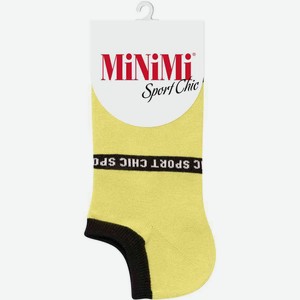 Носки женские MiNiMi Sport Chic укороченные с полоской цвет: Giallo/жёлтый размер: 25 (39-41)