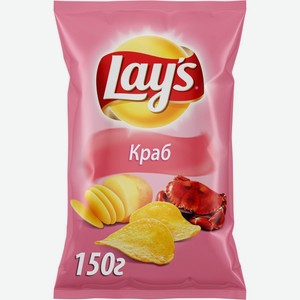 Чипсы картофельные Lay s Краб, 150 г