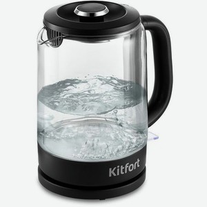 Чайник электрический KitFort КТ-6156, 2200Вт, черный